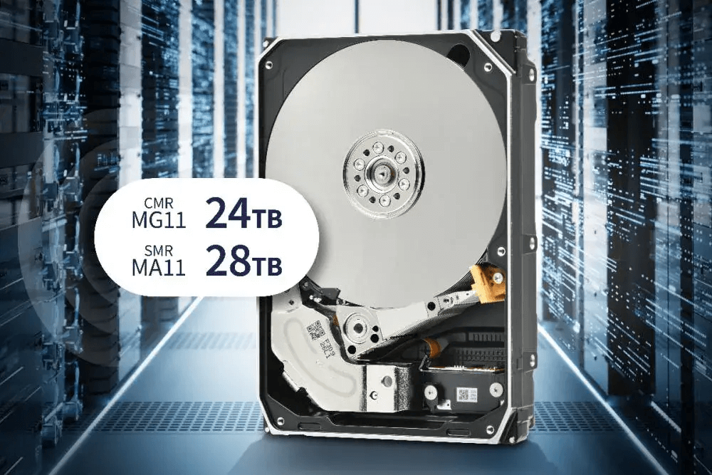 Toshiba Launches 24TB and 28TB Enterprise Hard Drives for Data Centers